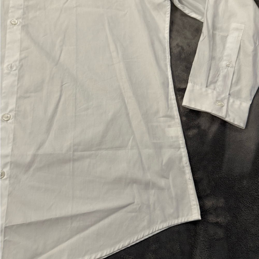 International Concepts White Link Button Down Shi… - image 6